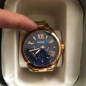 Dark blue Fossil Watch